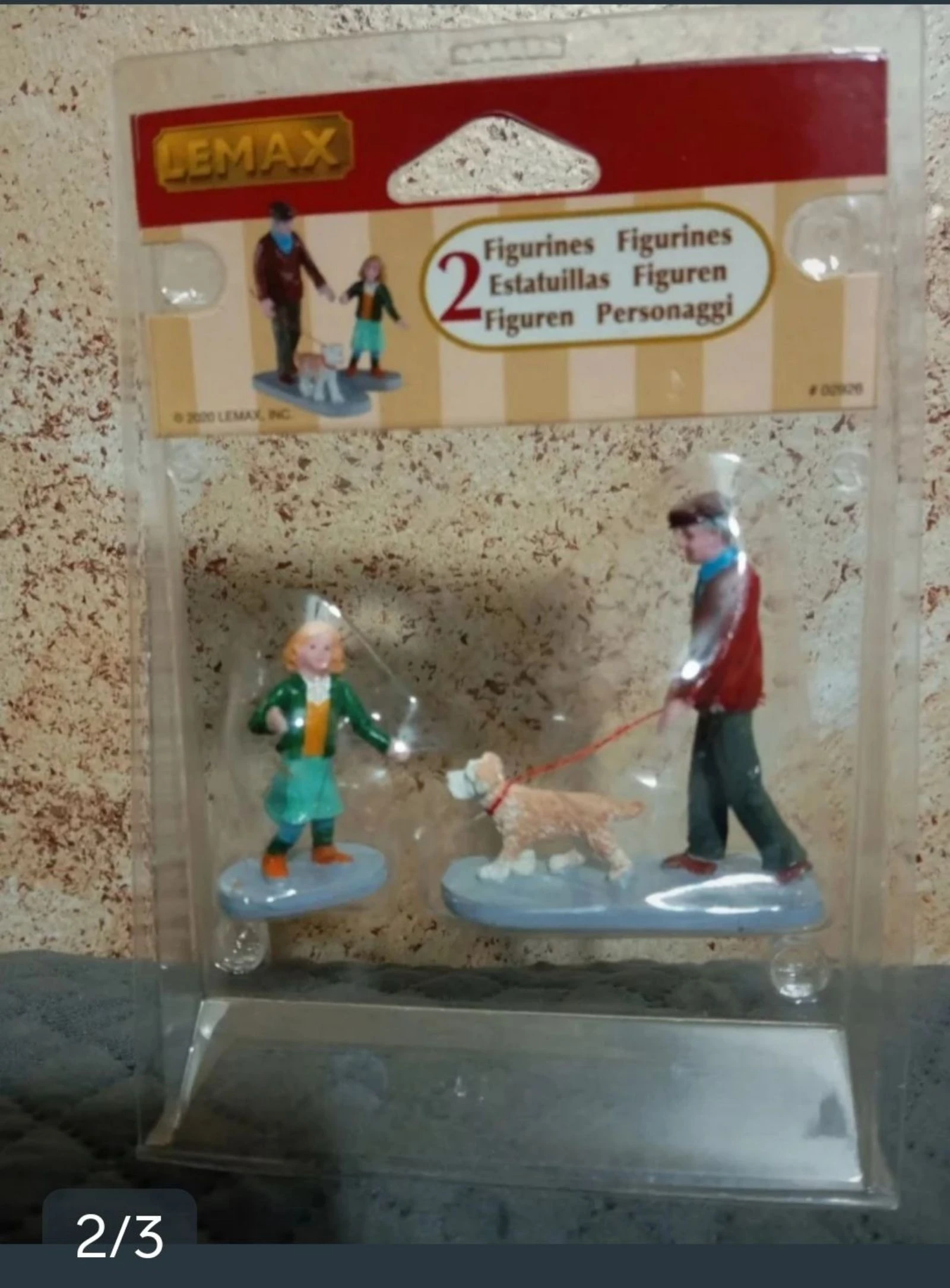 Figura Lemax avô e neta – photo 2